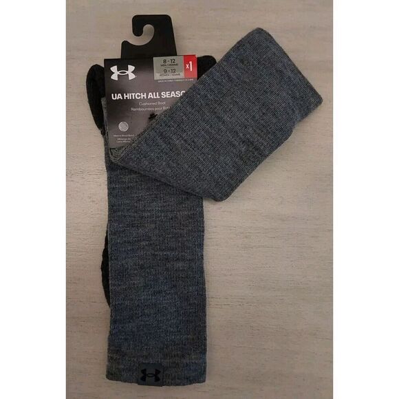 Under Armour 1292832 UA Hitch All Season Cushioned Boot Socks Heather Gray(8-12) - Picture 6 of 8